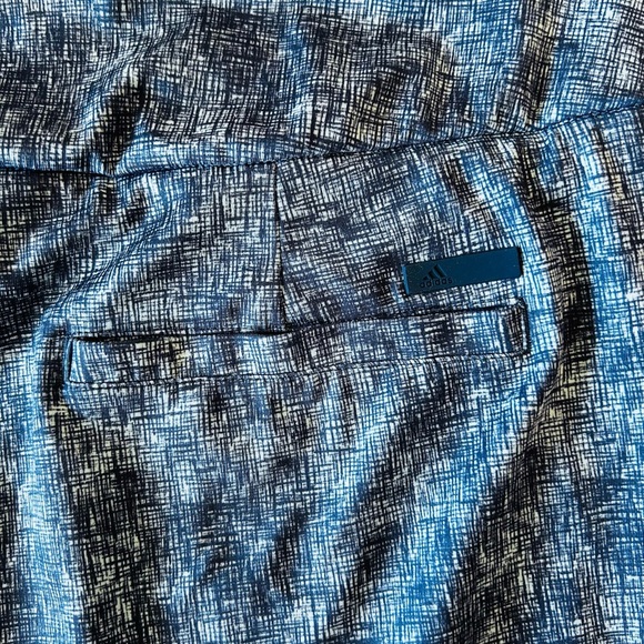 Adidas Blue Patterned Golf Skort - Picture 6 of 9